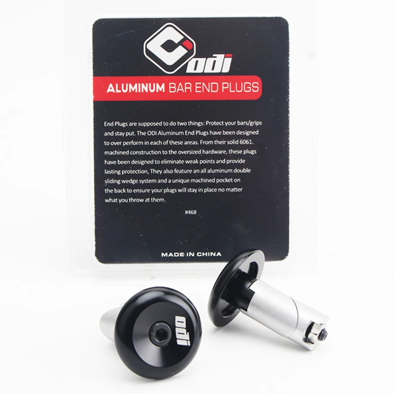 ODI Aluminium Bar End Plugs - MTB & Road Bikes