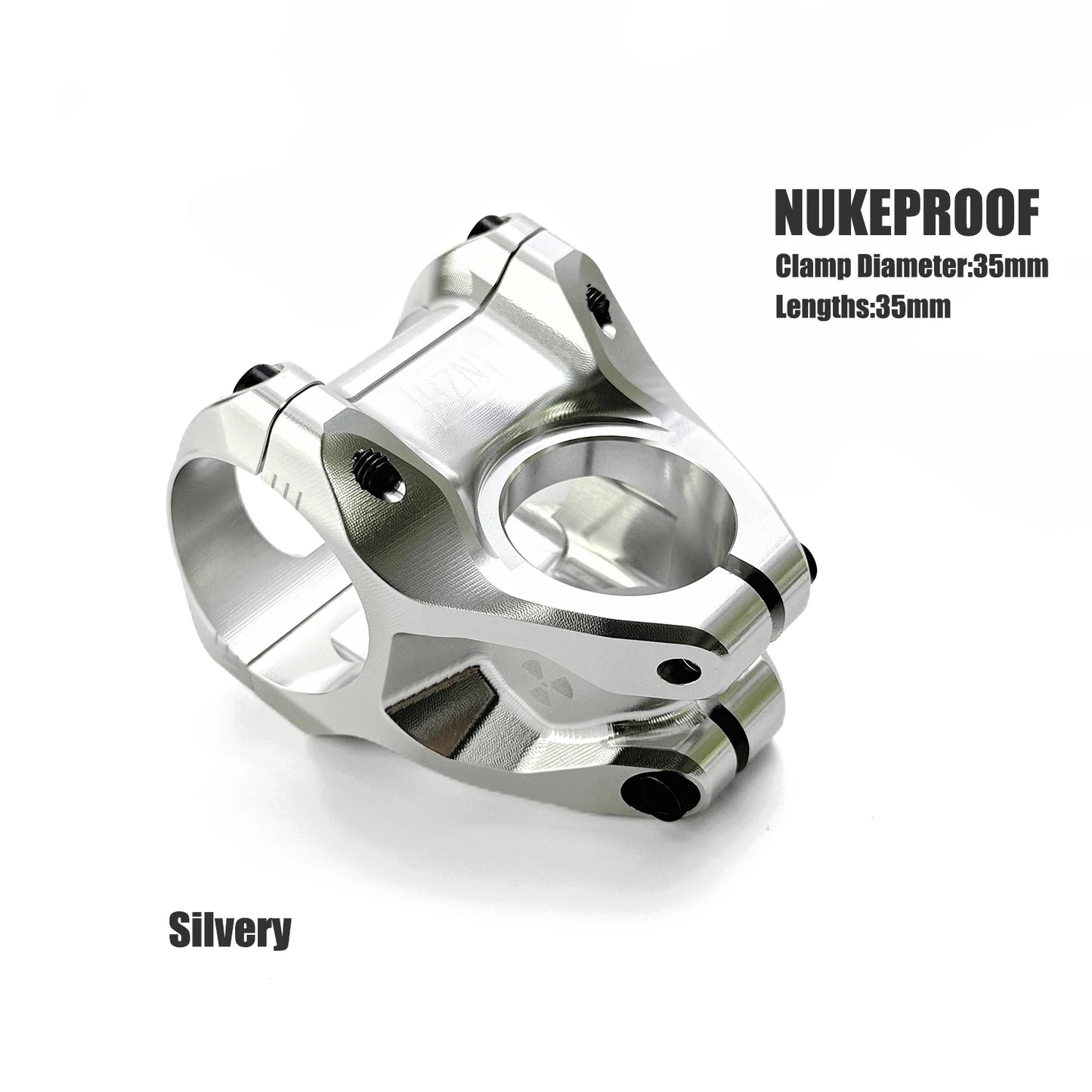 Nukeproof Horizon MTB Stem 35mm x 35mm - Black & Silver