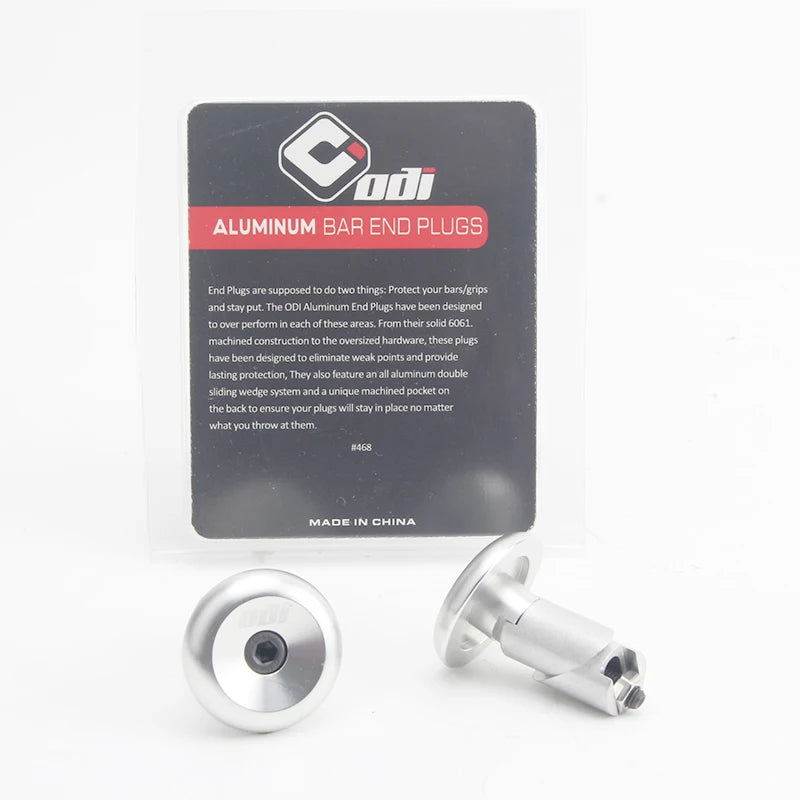 ODI Aluminium Bar End Plugs - MTB & Road Bikes