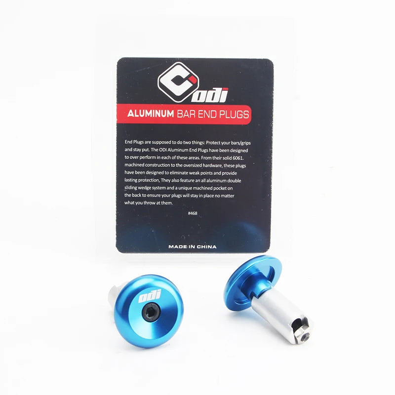ODI Aluminium Bar End Plugs - MTB & Road Bikes