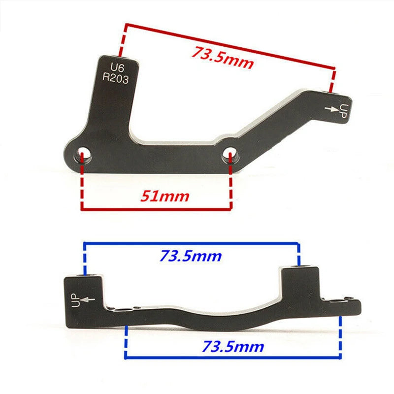 Bucklos MTB Disc Brake Adapter 180/230mm - CNC Aluminium