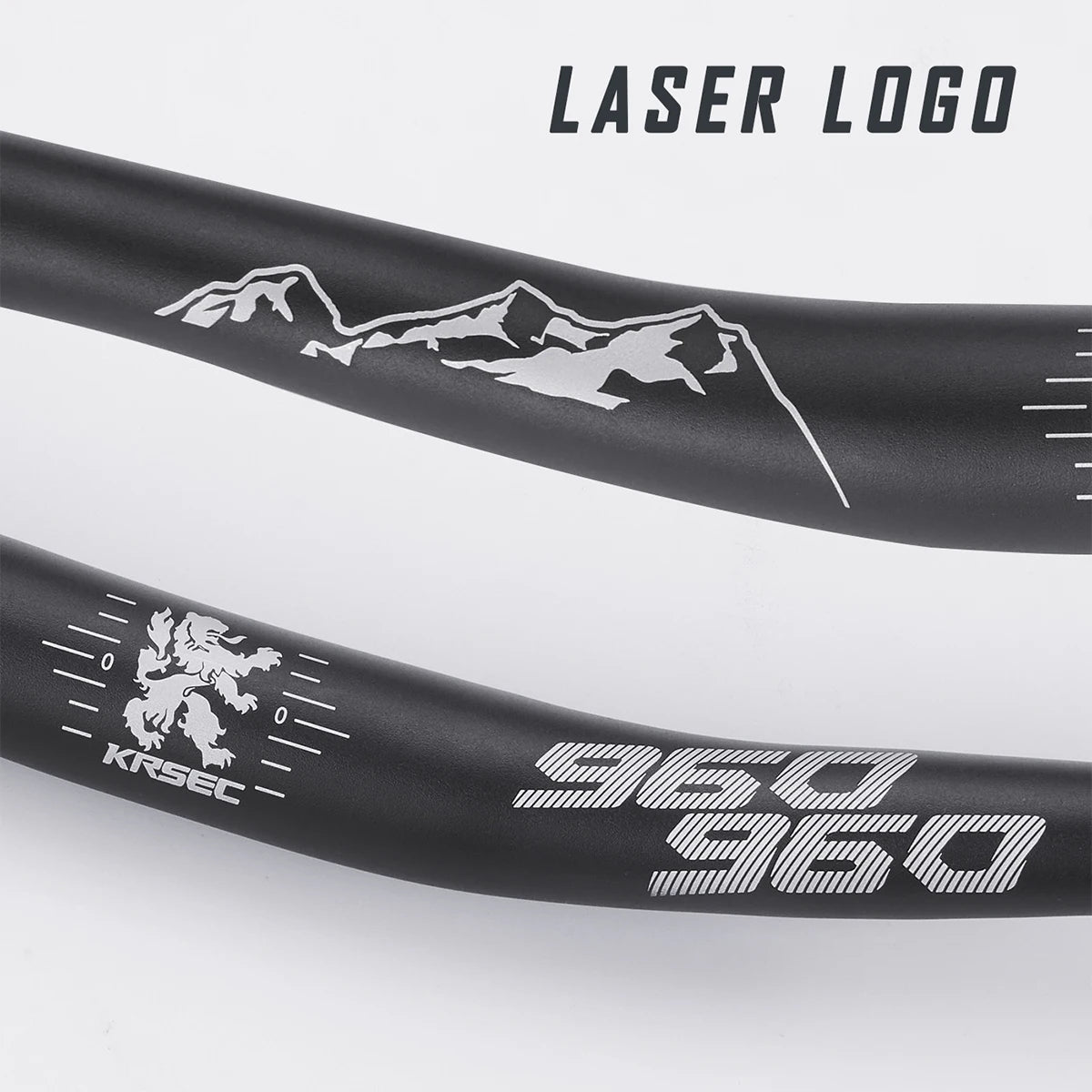 KRSEC MTB Handlebar 31.8mm - 780mm Wide, 25mm