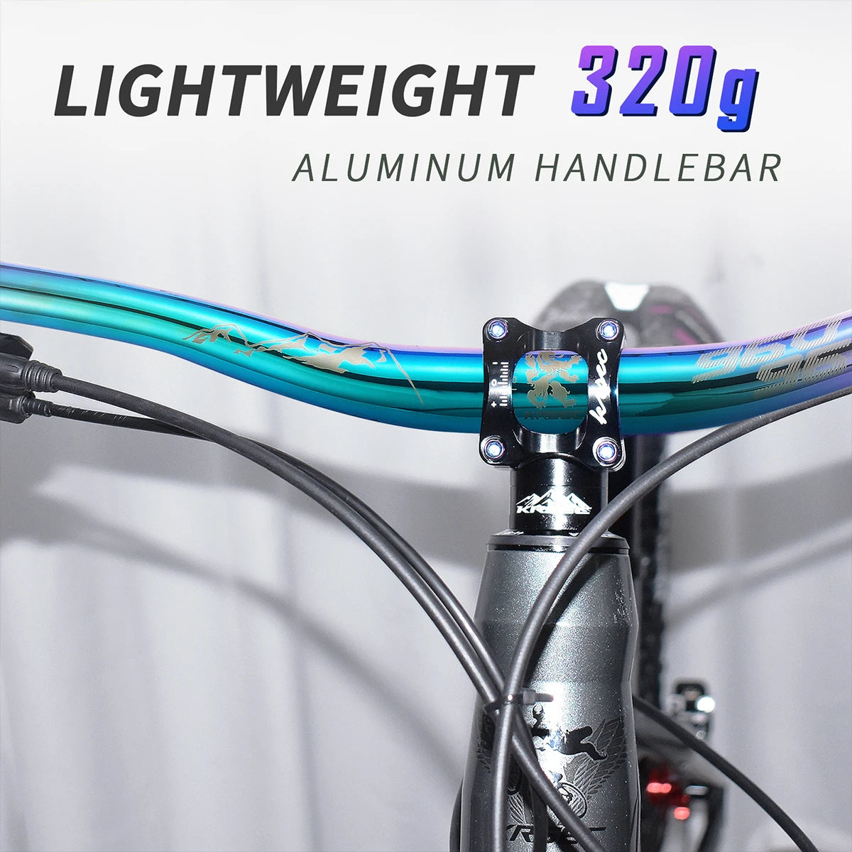 KRSEC MTB Handlebar 31.8mm - 780mm Wide, 25mm