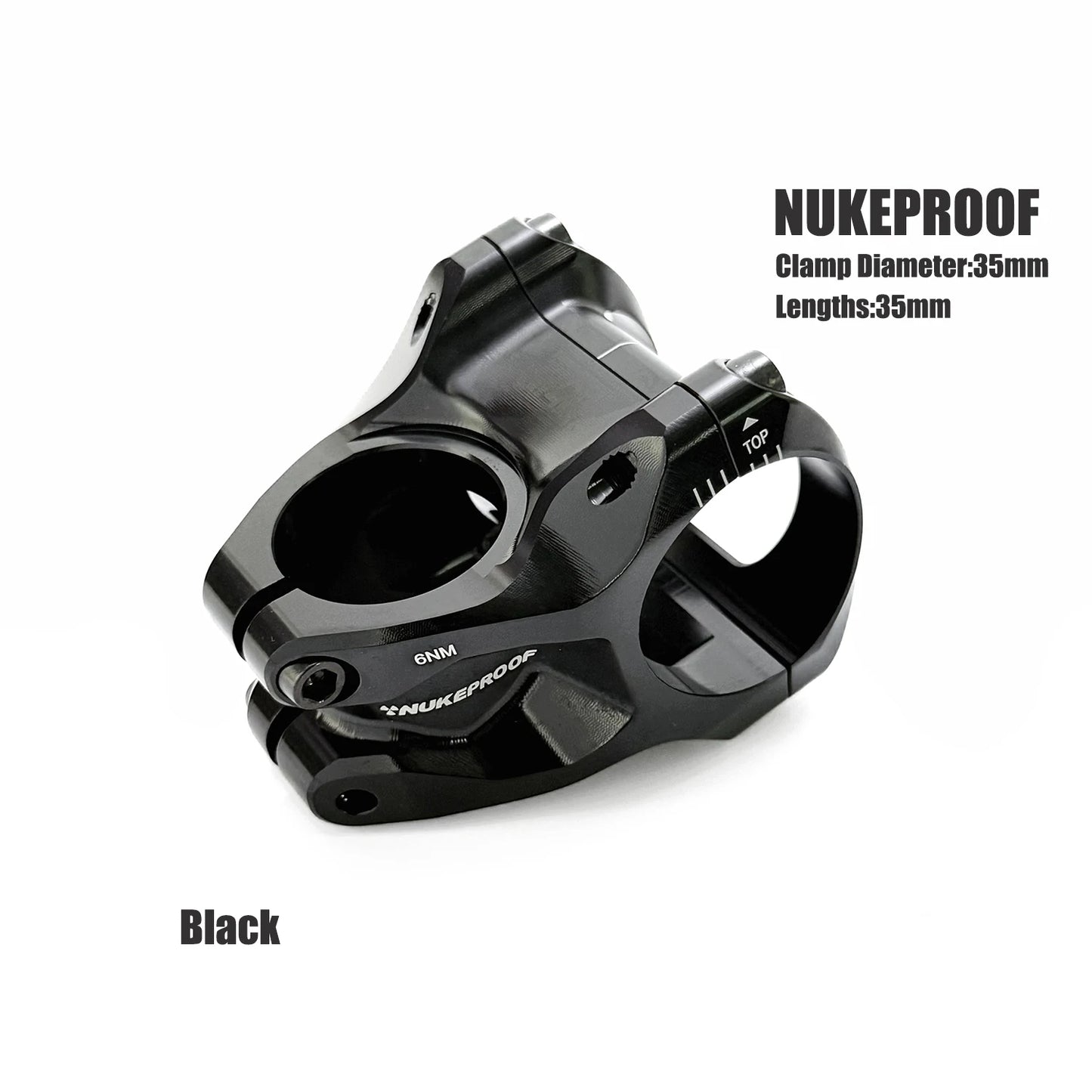 Nukeproof Horizon MTB Stem 35mm x 35mm - Black & Silver