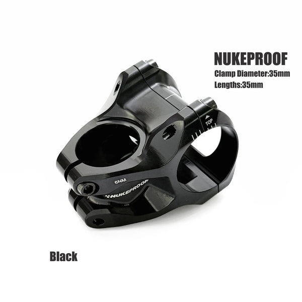 Nukeproof Horizon MTB Stem 35mm x 35mm - Black & Silver