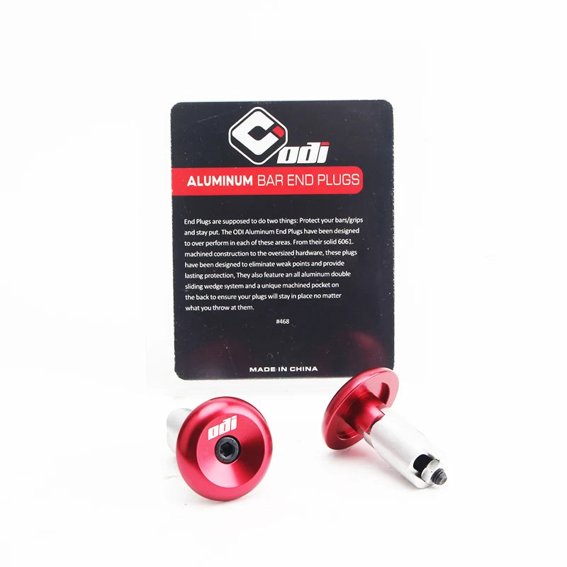 ODI Aluminium Bar End Plugs - MTB & Road Bikes