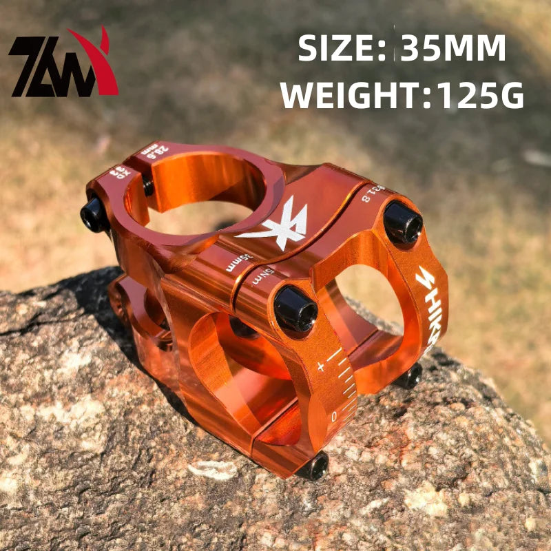 MTB CNC Stem 31.8mm x 35mm - Short Reach 0° Rise