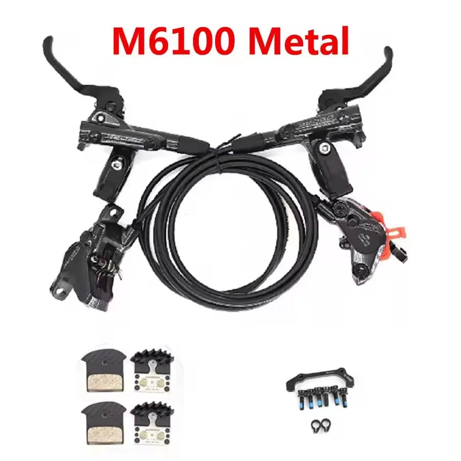 Shimano M6100 Brakes - Resin - Metal ice - Resin Ice