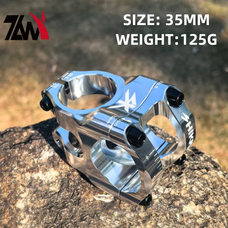 MTB CNC Stem 31.8mm x 35mm - Short Reach 0° Rise