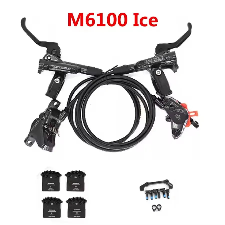 Shimano M6100 Brakes - Resin - Metal ice - Resin Ice