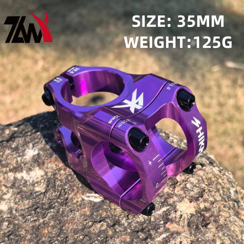 MTB CNC Stem 31.8mm x 35mm - Short Reach 0° Rise