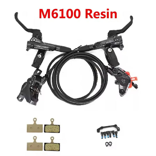 Shimano M6100 Brakes - Resin - Metal ice - Resin Ice