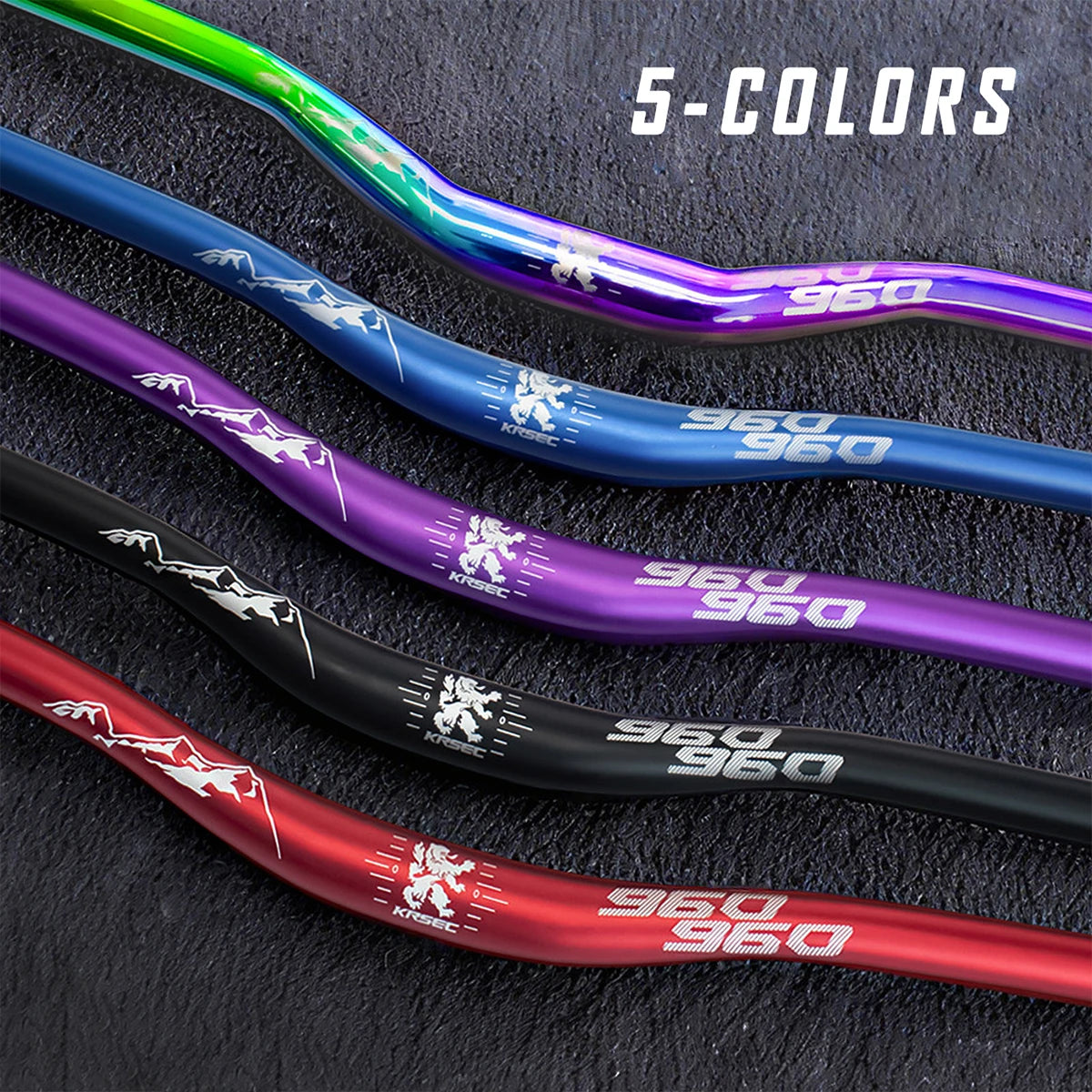 KRSEC MTB Handlebar 31.8mm - 780mm Wide, 25mm
