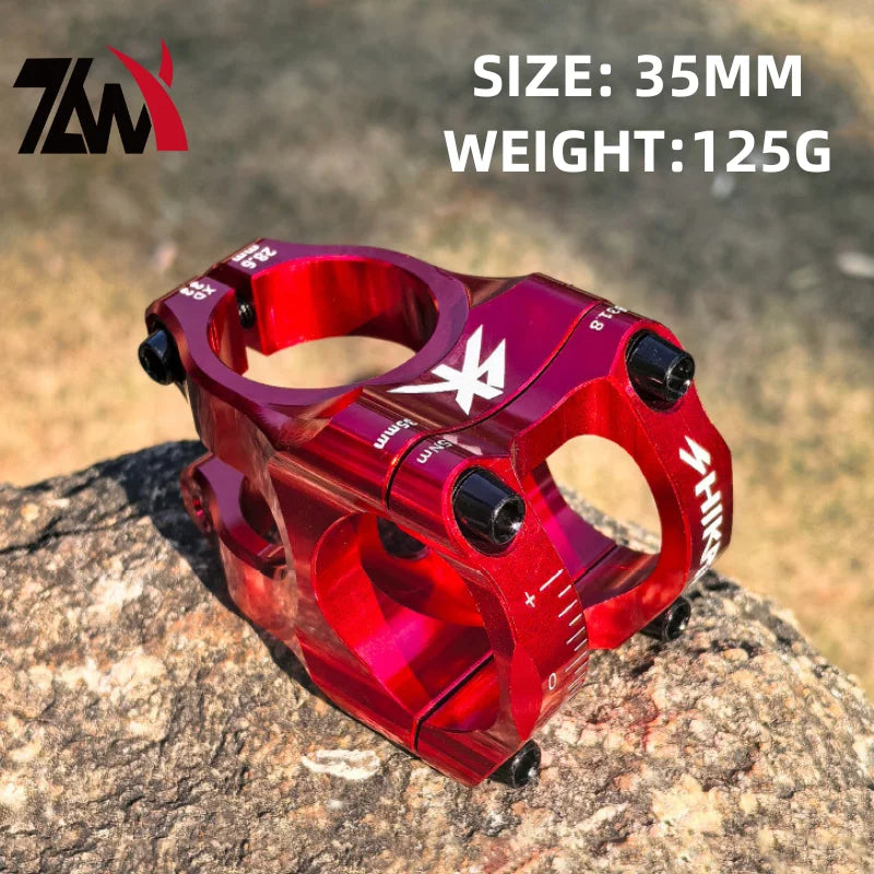 MTB CNC Stem 31.8mm x 35mm - Short Reach 0° Rise