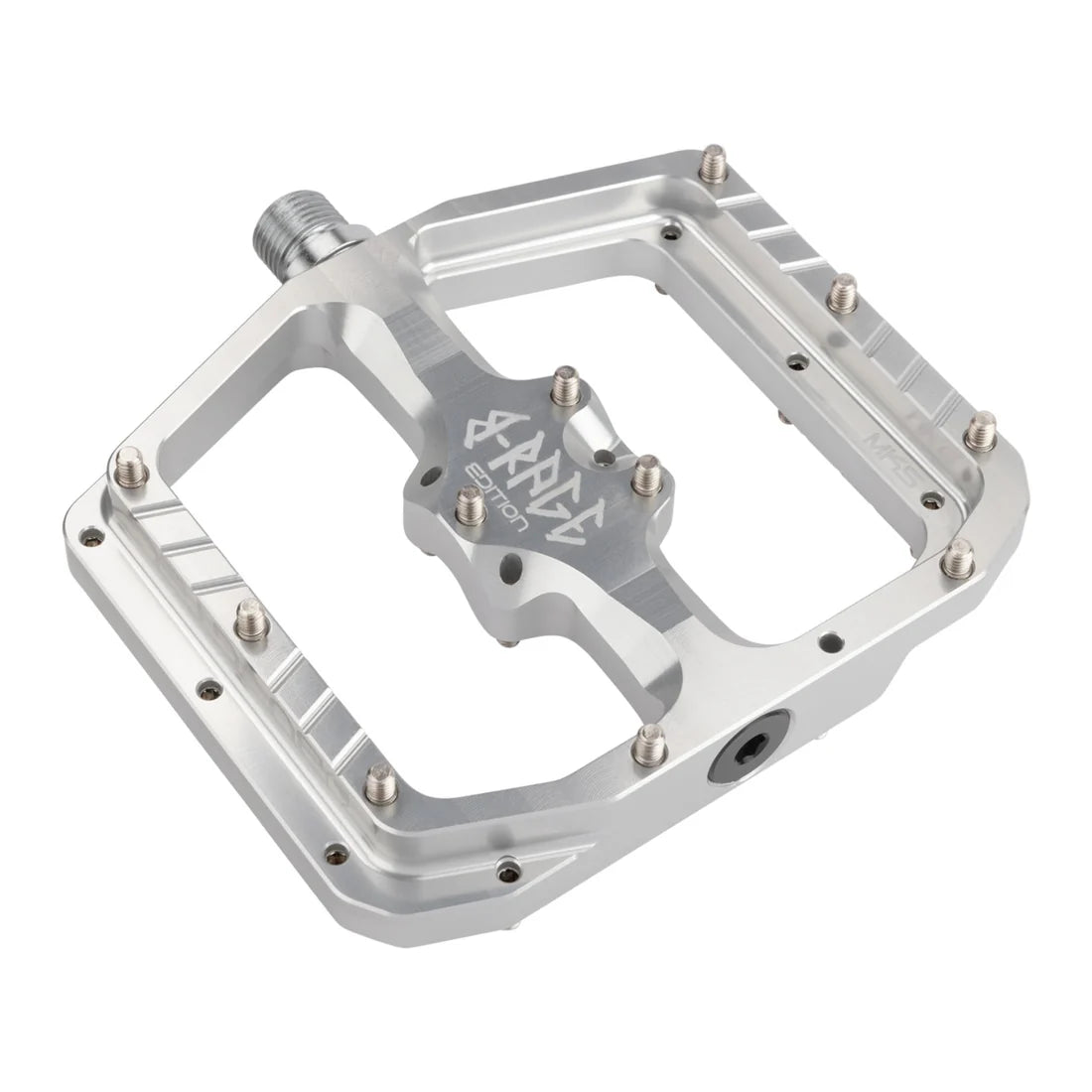 Burgtec Penthouse Flat MK5 B-Rage Edition Pedals Silver