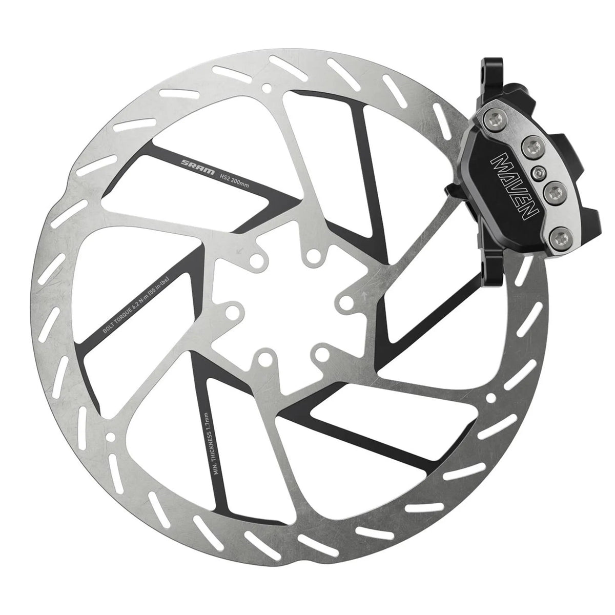 SRAM Maven MTB Hydraulic Disc Brake Set – Ultimate, Silver & Bronze