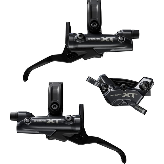 Shimano XT BR-M8220/BL-M8200 Disc Brake Set, Front & Rear - With Brake Pads