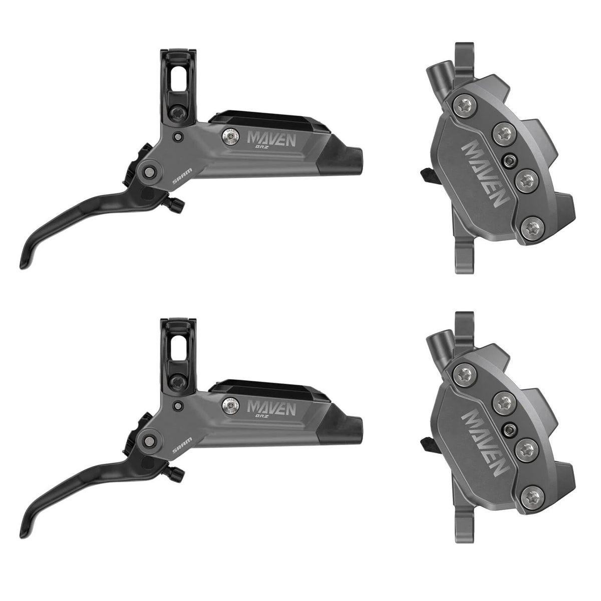 SRAM Maven MTB Hydraulic Disc Brake Set – Ultimate, Silver & Bronze